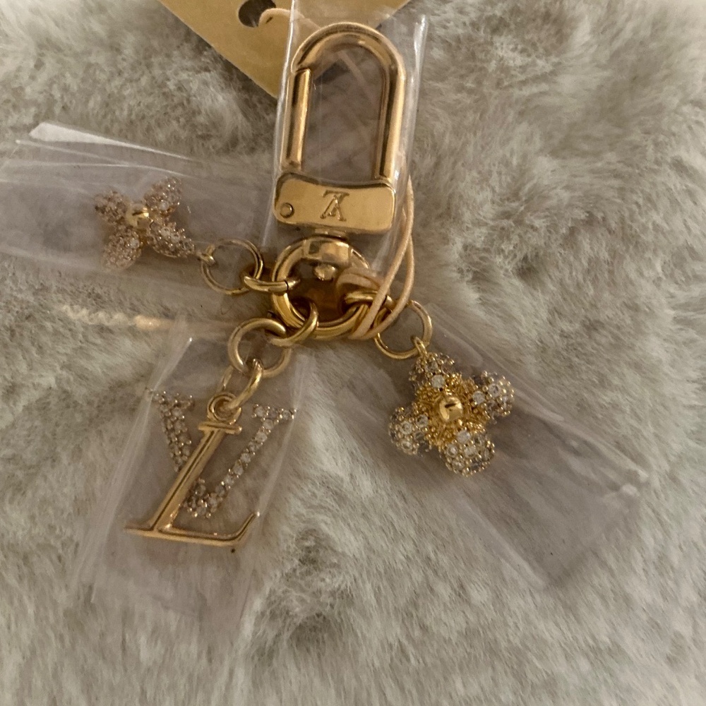 NWT Louis Vuitton Micro Bag Charm (Gold/Crystals) - Picture 9 of 16